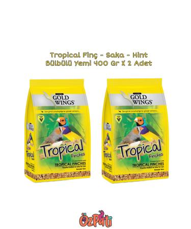 zpati Tropical Finch + Goldfinch + Mockingbird Food 400 Gr X 2 Pk