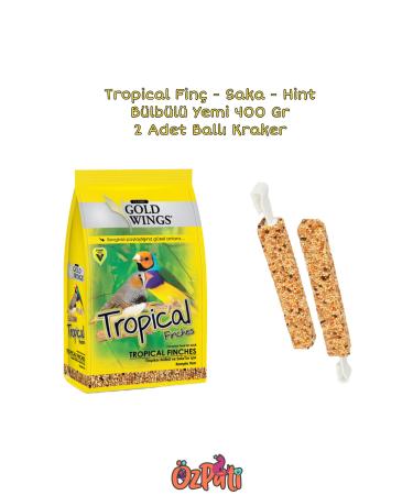 zpati Tropical Finch + Goldfinch + Chickadee Food 400 Gr X 2 Crackers
