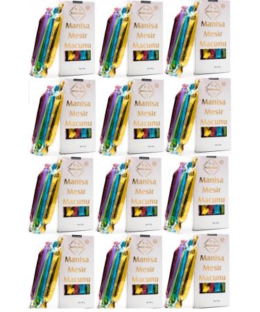 Saruhanl Birlik Original Manisa Mesir Paste 105 gr Glucose Free 12 Piece Set 12*105