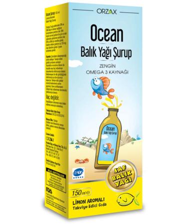 Ocean Ocean Fish Oil Syrup Lemon Flavored 150 ml