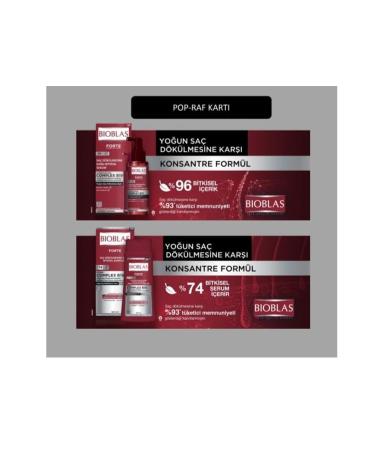 Bioblas Forte Anti Hair Loss Serum and Shampoo Set 100 Ml + 360 Ml - Buy Online on GoSupps.com