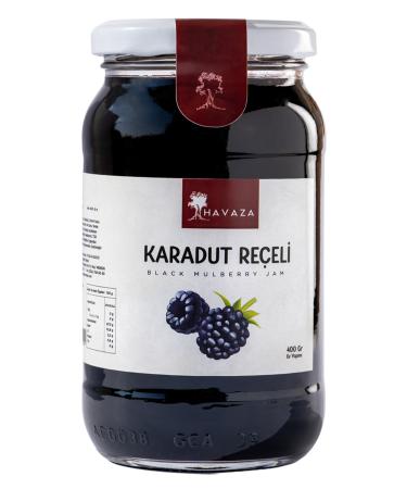Havaza Black Mulberry Jam 400 Gr. (Homemade 0 Natural)
