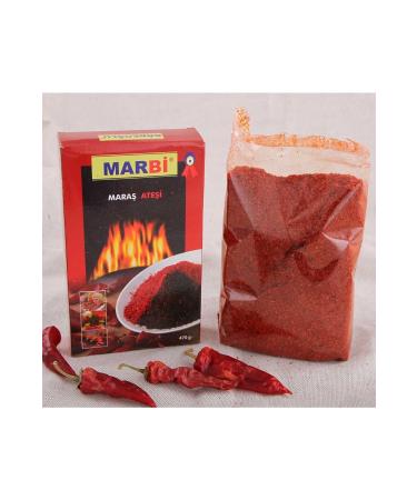 Marbi Kahramanmara Red Very Hot Pepper Flakes (470 gr) - Buy Online on GoSupps.com