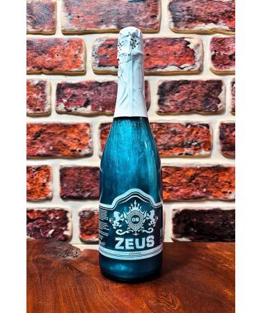 OS ZEUS Zeus Alcohol-Free Sparkling Champagne Blueberry Flavored