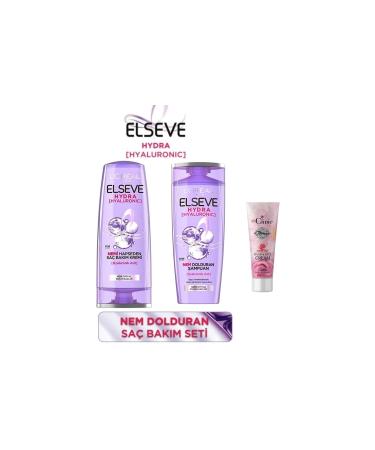 Elseve L'or al Paris Moisture Filling Shampoo 390ml L'or al Paris Moisture Filling Hair Conditioner Hand Cream Gift