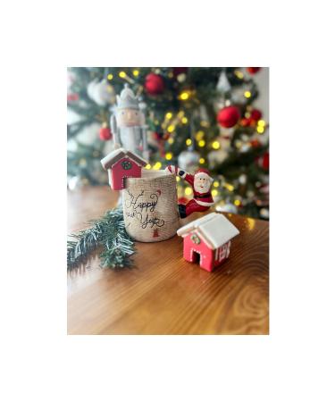 cookiesmir Cup Edge Cookie House (Sugar Dough) Gingerbread House Red