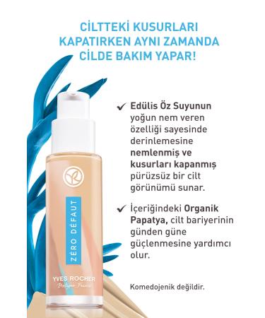 Yves Rocher Flawless Skin Foundation - Pink 100 30ml-92186 - Buy Online on GoSupps.com