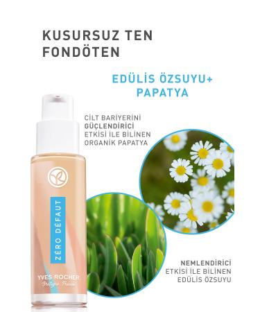 Yves Rocher Flawless Skin Foundation - Pink 100 30ml-92186 - Buy Online on GoSupps.com