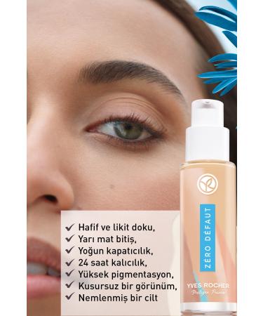 Yves Rocher Flawless Skin Foundation - Pink 100 30ml-92186 - Buy Online on GoSupps.com