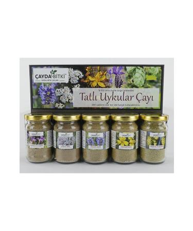 Herbal Healing in Tea 5-pack Sweet Sleep Herbal Tea/black cumin/valerian root/lavender flower/St. John's Wort Plant/hops