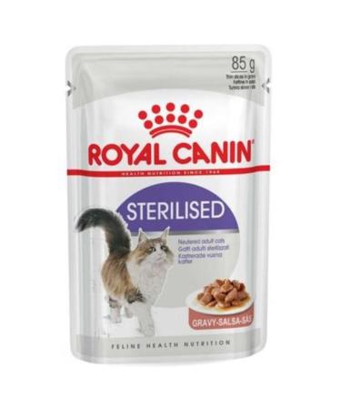 Royal Canin Sterilized Gravy Pouch Sterilized Adult Cat Wet Food 24 X 85 G