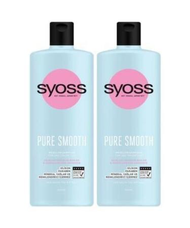 Syoss Pure Smooth Micellar Shampoo 500 ml X 2