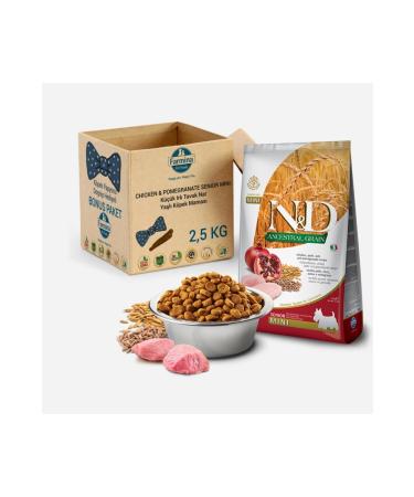 & D Senior Chicken Pomegranate Small Breed Old Dog Food 2.5 kg