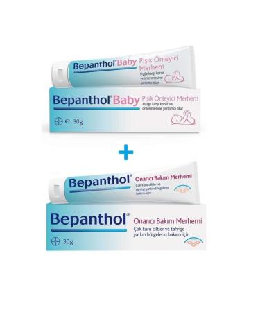Bepanthol Diaper Rash Prevention Cream 30 gr + Repair Care Cream 30 gr