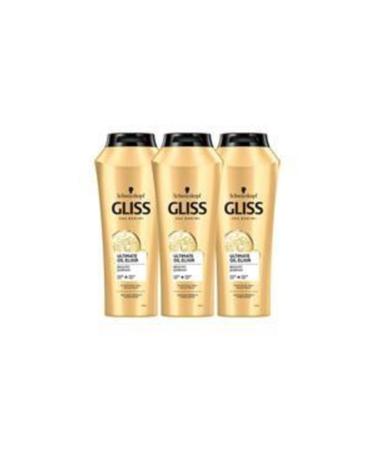 Gliss Ultimate Oil Elixir Shampoo 360 ml 3-pack