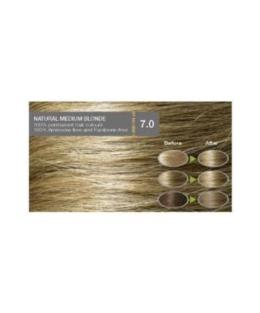 Naturigin Organic Hair Dye 7.0 Natural Medium Blonde - Buy Online on GoSupps.com