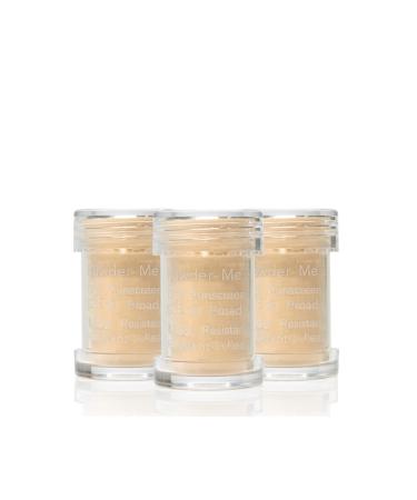 Jane Iredale Powder-me Spf30 Dry Sunscreen -refill 3-pack -face and body powder # Tanned 3 * 2.5 Gr.