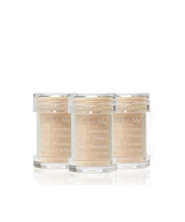 Jane Iredale Powder-me Spf30 Dry Sunscreen -refill 3-pack -face and body powder # Nude 3 * 2.5 Gr.