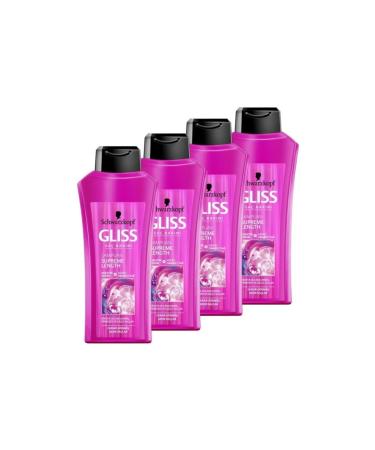 Gliss Shampoo 4 X 525ml Supreme Length