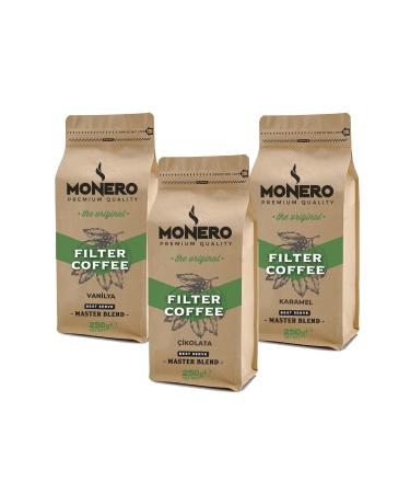 Monero Filter Coffee Special Series Flavored 250 Gr X 3 Pieces