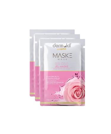 Dermokil Rose Essence Gel Face Mask 15 Ml X 3 Pieces