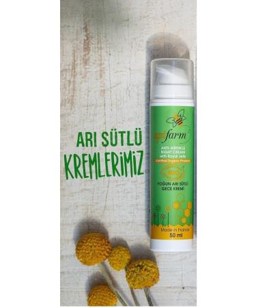 Apifarm Anti-Wrinkle Firming Organic Night Cream 50ml - Buy Online on GoSupps.com