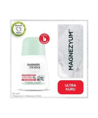 Garnier Mineral Magnezyum Ultra Kuru Roll On 50 Ml