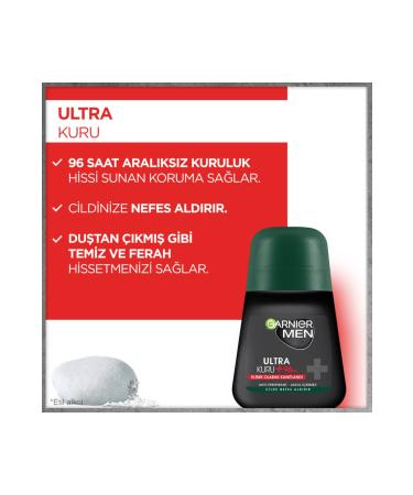 Garnier Men Ultra Dry Roll On 50 Ml - Buy Online on GoSupps.com