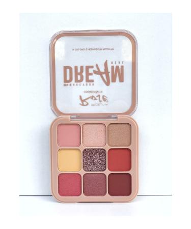 Cosha Beauty Rose Dream Real 9-Piece Glitter Eyeshadow Palette