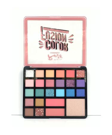 Cosha Beauty Rose Color Fusion 25 Eyeshadow Palette - Eyeshadow Blusher Highlight