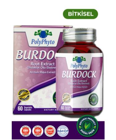 PolyPhyto Burdock Root Extract (BURDOCK EXTRACT) 60 Herbal Capsules