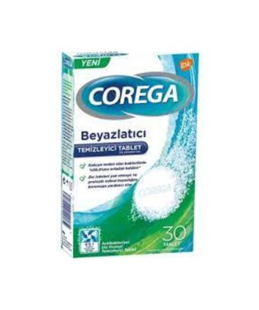 Corega Whitening Cleanser 30 Tablets