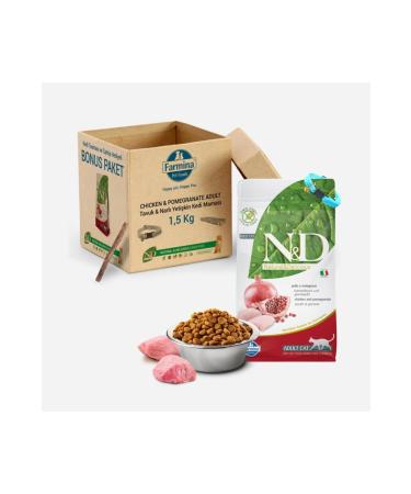 N & D Grain Free Adult Chicken Pomegranate Adult Cat Food 1.5 kg