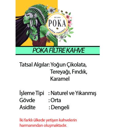 POKA COFFEE Poka Filter Coffee 1000 gr Ground