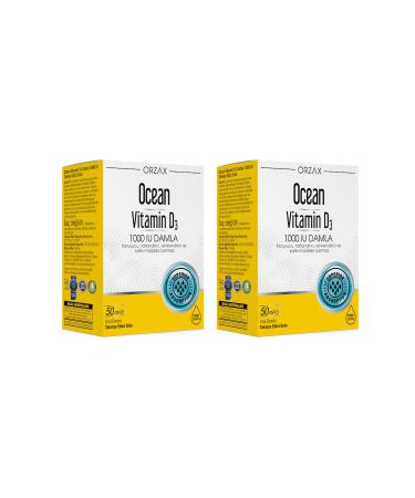 Ocean Ocean Vitamin D3 1000 Iu 50 Ml Drops 2 Pieces - Buy Online on GoSupps.com