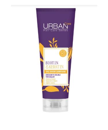 Urban Care Anti-Hair Loss Growth Shampoo Containing Biotin and Keratin 250 ml