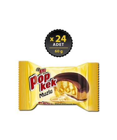 Eti Pop Cake Banana 24 Pieces - Buy Online on GoSupps.com