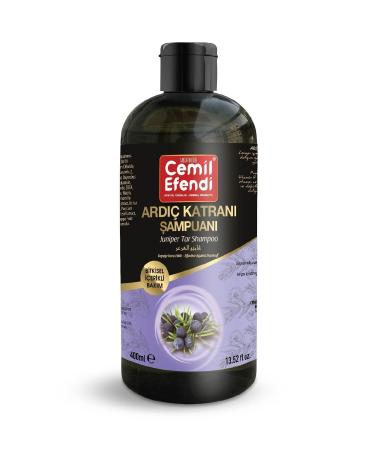 Cemil Efendi Herbal Juniper Tar Shampoo 400ml Paraben and Silicone Free For Psoriasis Skin