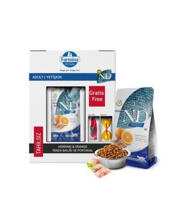 N & D Grain Free Herring Orange Cat Food 1.5 kg