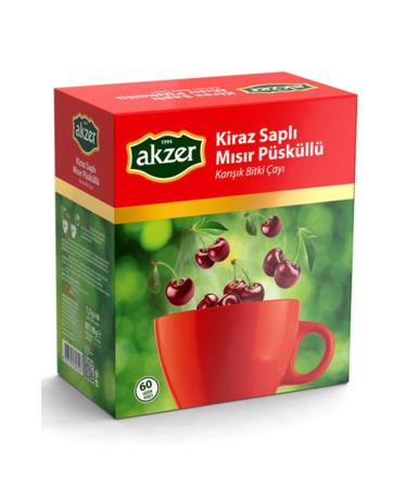 Akzer Cherry Stalked Corn Tassel Mixed Plant 60 Tea Bags