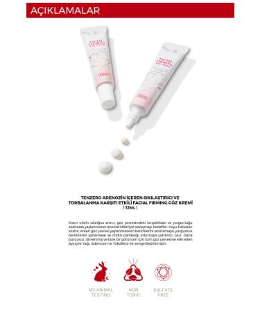 TENZERO 4-Piece Facial Eye Cream Set with Firming and Anti-Aging Effects Containing Adenosine - Buy Online on GoSupps.com
