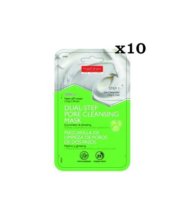 Purederm 2-Step Deep Purifying Mask 10 Pieces