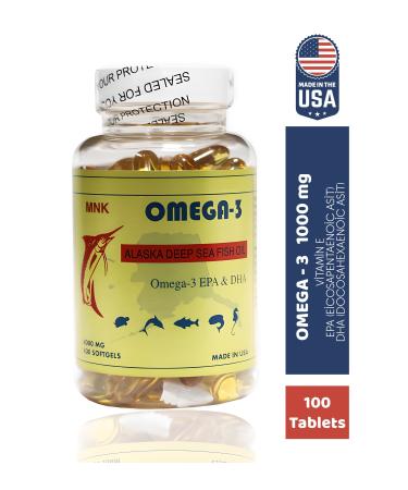 Mnk Omega 3 1000mg 100 Capsules