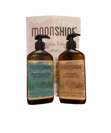 moonshine Energizing Shampoo 500ml & Argan Shampoo 500 Ml (Set of 2)