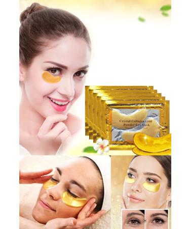 QN AY Under Eye Mask Collagen 3 Pack - (2 PIECES) Gold Under Eye Mask Gold Face Skin Care - Buy Online on GoSupps.com