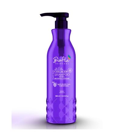 BioAle Anti-Hair Loss Strengthening Shampoo Collagen + Biotin + Caffeine 1000 Ml - Buy Online on GoSupps.com