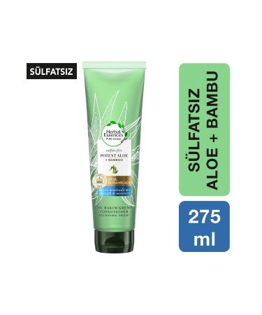 Herbal Essences Sulfate Free Strength & Moisture Aloe Bamboo Shampoo Conditioner 275 Ml Ml
