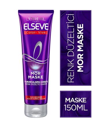 Elseve Color-vive Purple Anti-Orange Color Correcting Purple Mask 150 Ml Dm