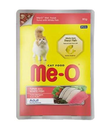 Meo Pouch Canned Cat Food with Tuna and Trout in Jelly 80 gr