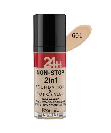 Pastel 24h Non-stop 2in1 Foundation & Concealer 601 .-foundation-96